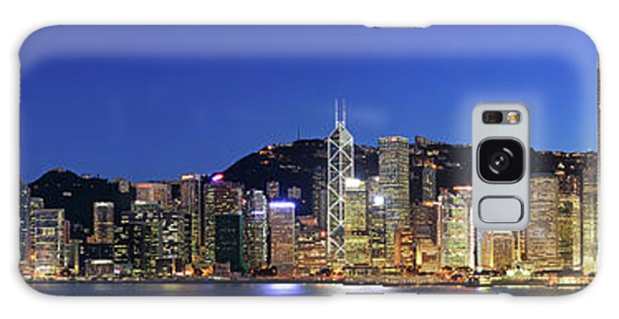 Panoramic Galaxy Case featuring the photograph Victoria Harbour by Eugenelimphotography.com