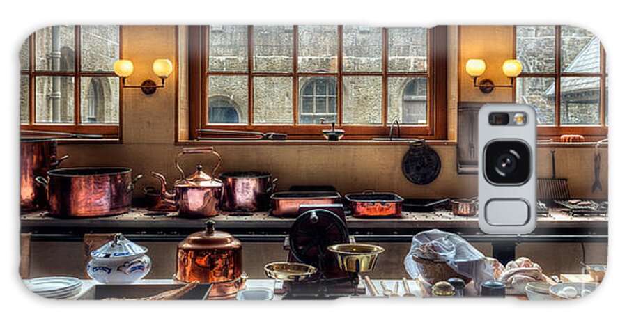 Victorian Kitchen Galaxy Case featuring the photograph Victorian Kitchen by Adrian Evans