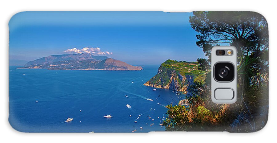 Beach Galaxy Case featuring the photograph View from Capri by Dany Lison