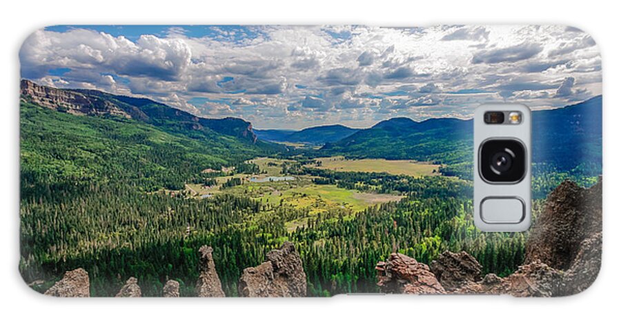 Colorado Valley Near Pagosa Springs Galaxy S8 Case featuring the photograph View from Wolf Creek Pass by Karen Stephenson