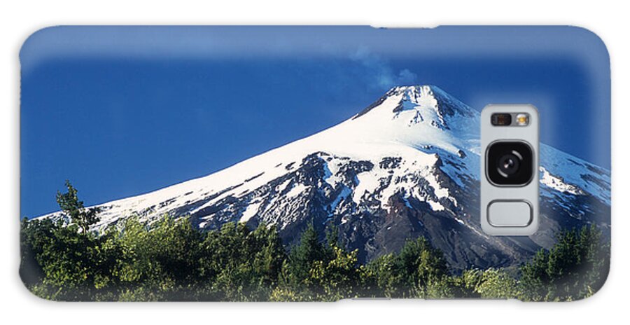 Chile Galaxy Case featuring the photograph Villarrica volcano Chile by James Brunker