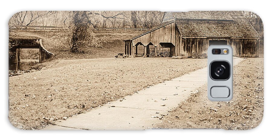 Old Barn Galaxy Case featuring the photograph Vintage Barn by Joe Granita