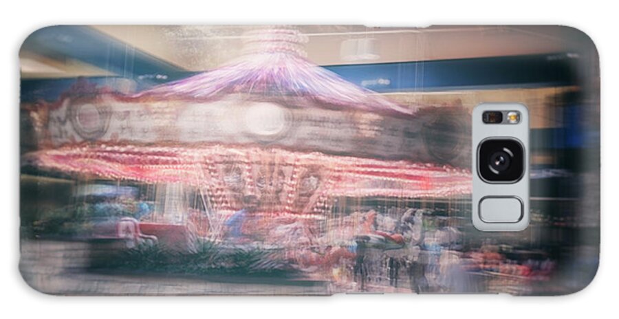 Vintage Galaxy Case featuring the photograph Vintage Carousel by James Bethanis