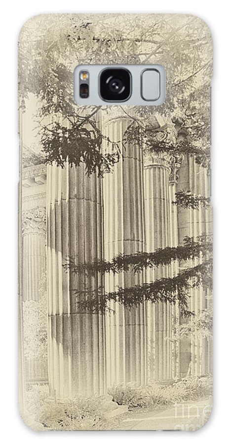 Vintage Galaxy Case featuring the photograph Vintage Columns by David Doucot