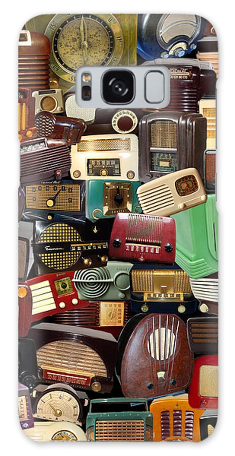 Radios Galaxy Case featuring the photograph Vintage Radios by Andrew Fare