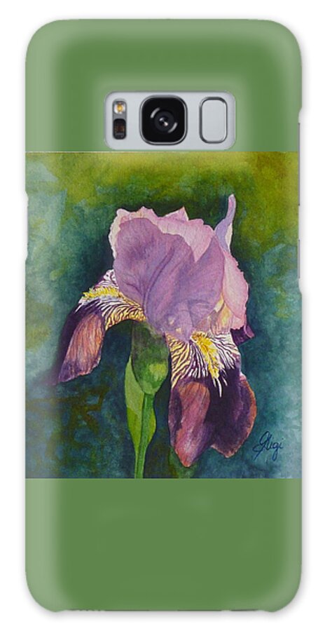 Flower Galaxy Case featuring the painting Violetta by Gigi Dequanne