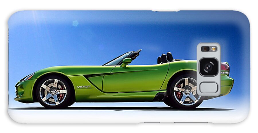Green Galaxy Case featuring the digital art Viper Roadster by Douglas Pittman