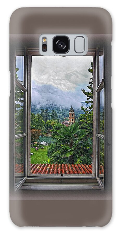 Switzerland Galaxy Case featuring the photograph Vision through the Window by Hanny Heim
