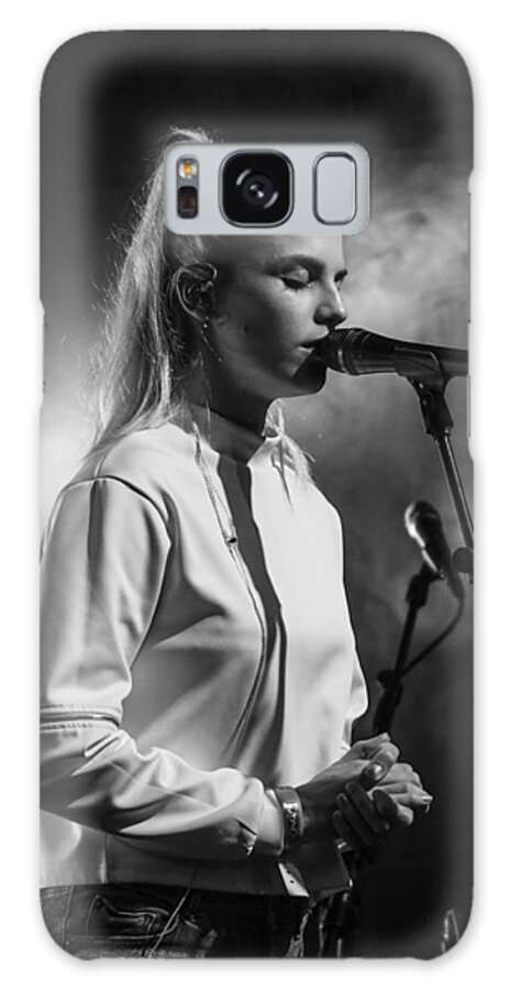 Rebecca Dru Photography Galaxy Case featuring the photograph Vocalist Hannah Reid in LONDON GRAMMAR at The El Rey Theatre by Rebecca Dru
