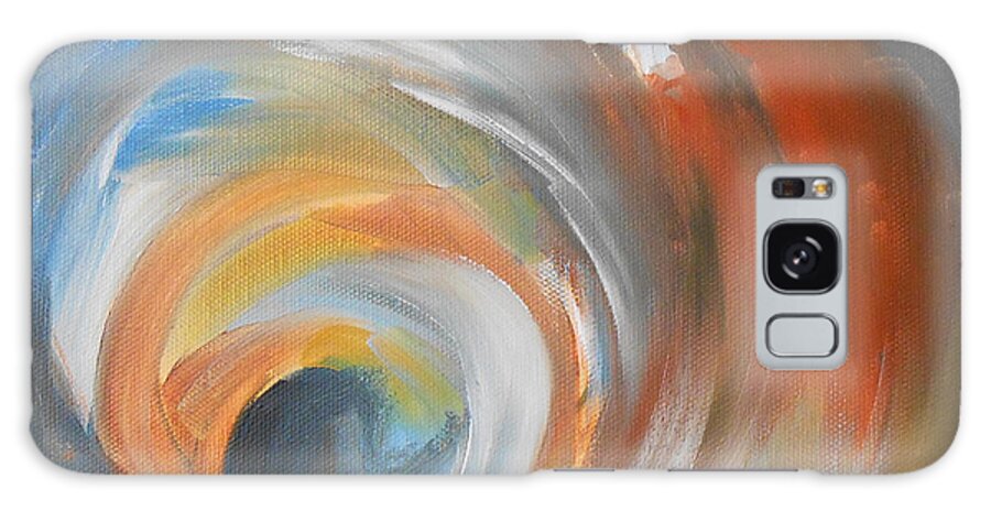 Abstract Galaxy Case featuring the painting Vortex by Jane See