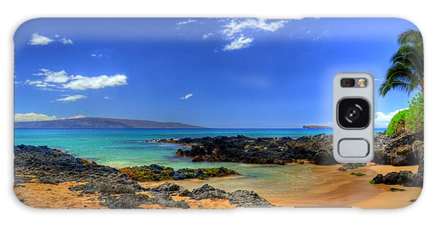 Secret Cove Galaxy Case featuring the photograph Wailea's Secret Cove by Kelly Wade