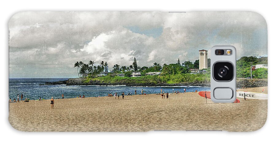 America Galaxy Case featuring the photograph Waimea Beach Park in Hawaii by Juli Scalzi