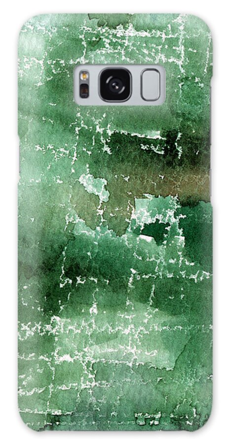 Abstract Painting Galaxy Case featuring the painting Walk In The Park by Linda Woods