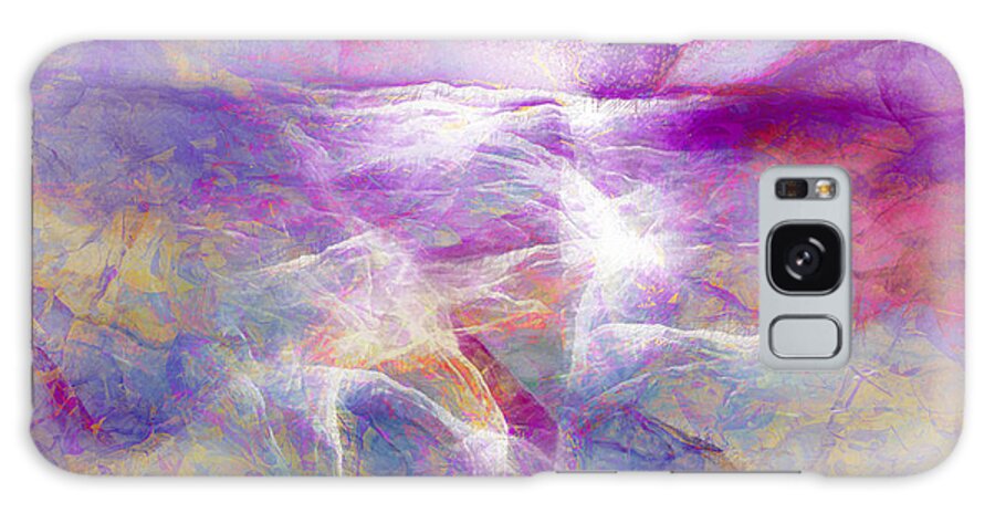 Abstract Art Galaxy Case featuring the painting Walk On Water - Abstract Art by Jaison Cianelli