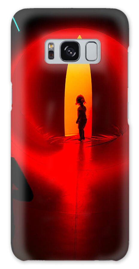 Abstract Galaxy Case featuring the photograph Walking With Light 9 by Christie Kowalski
