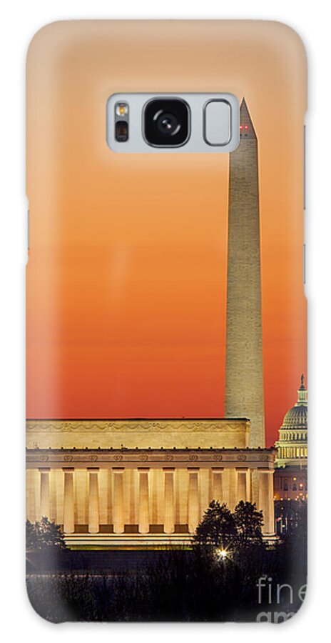 Washington Galaxy Case featuring the photograph Washington DC Dawn by Brian Jannsen