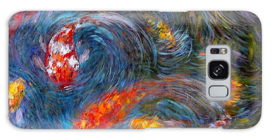 Fish Galaxy Case featuring the painting Washington Koi by Charles Munn