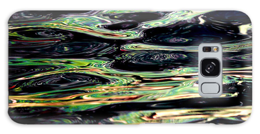 Pool Galaxy Case featuring the photograph Water Abstract by Bill Gallagher