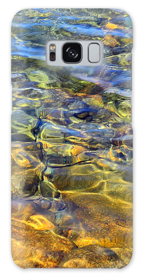 Pond Galaxy Case featuring the photograph Water Abstract by Lynda Lehmann