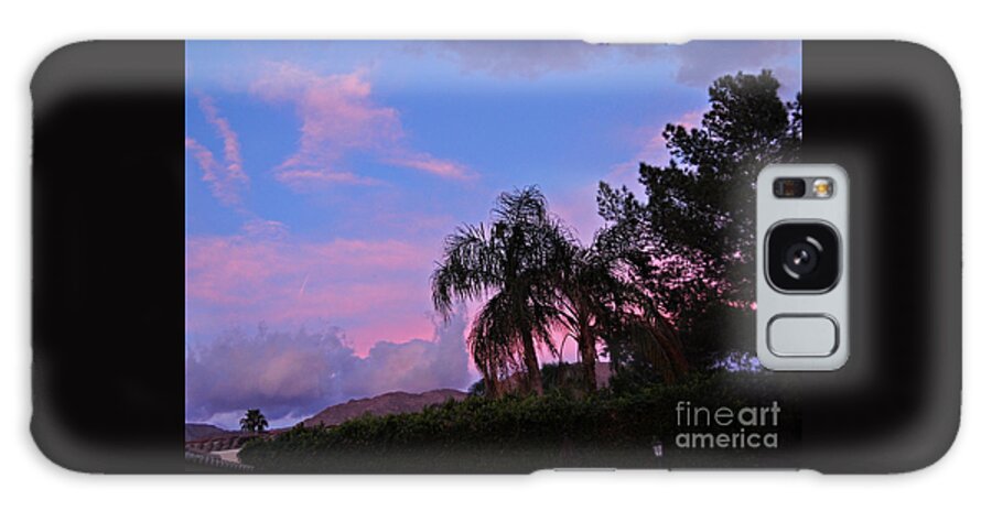 Pink Galaxy Case featuring the photograph Water Colored Sky by Jay Milo