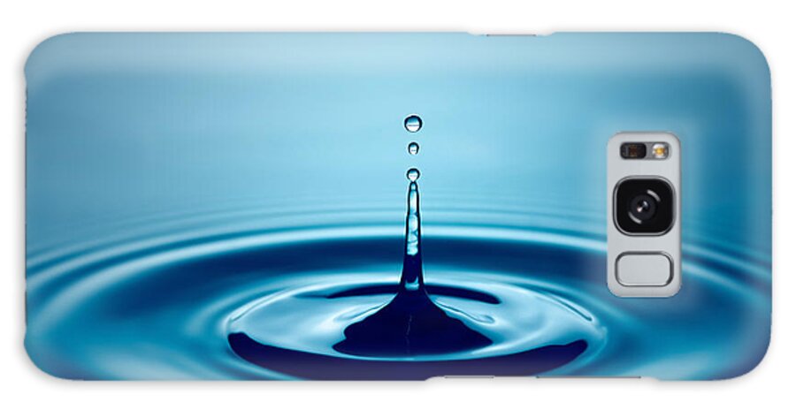 Water Galaxy Case featuring the photograph Water Drop Splash by Johan Swanepoel