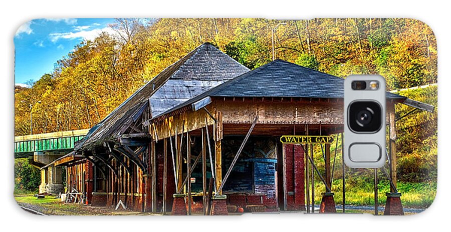 Train Galaxy Case featuring the photograph Water Gap Station by Nick Zelinsky Jr