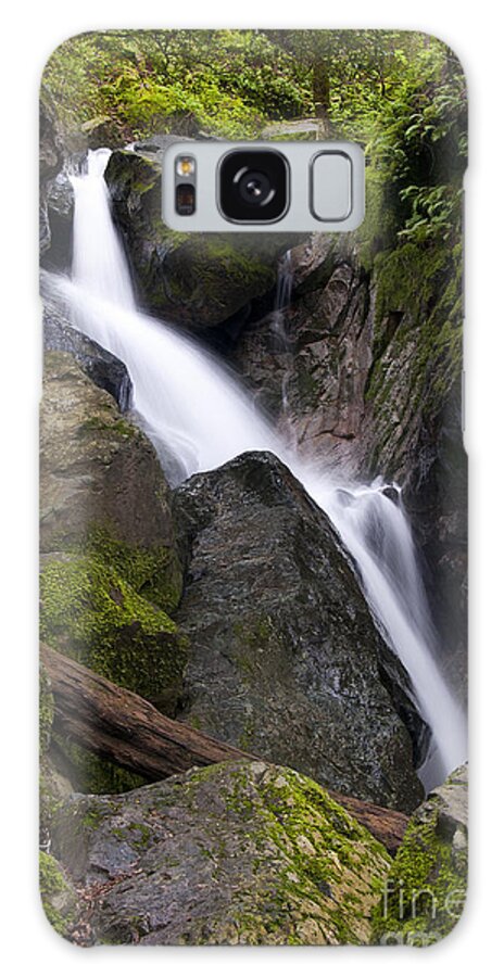 Water Fall Galaxy Case featuring the photograph Waterfall in the Bolders by Daniel Ryan