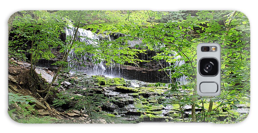 Ricketts Glen State Park Galaxy Case featuring the photograph Waterfall Ricketts Glen State Park PA by Susan Jensen