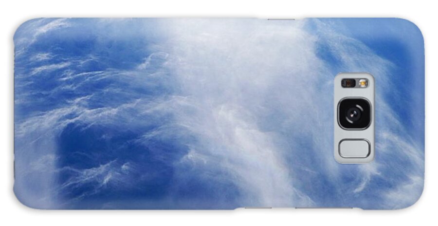 #cloud #waterfall #sky #awesome #deepdeep #blue Galaxy Case featuring the photograph Waterfall In The Sky by Belinda Lee