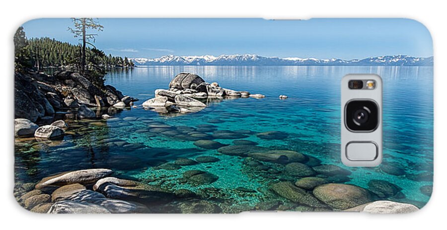 Lake Tahoe Waterscape Galaxy Case featuring the photograph Waterscape P5127093 by Martin Gollery