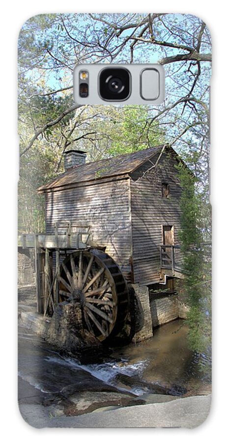 0138 Galaxy Case featuring the photograph Waterwheel at Stone Mountain by Gordon Elwell