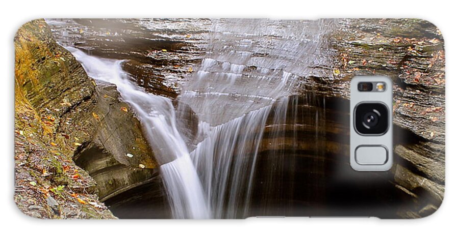 Gorge Galaxy Case featuring the photograph Watkins Glen Pool by Justin Connor