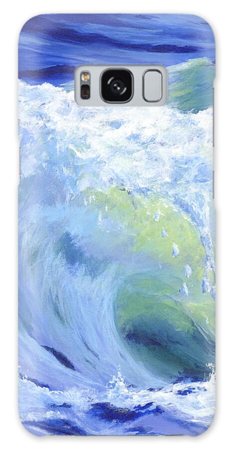 Wave Galaxy Case featuring the painting Wave Crest by Donna Tucker