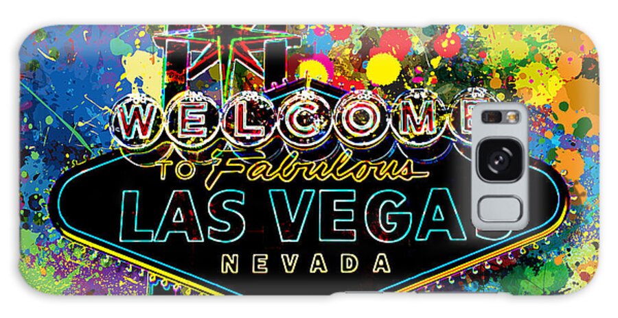 Digital Galaxy Case featuring the digital art Welcome to Las Vegas by Gary Grayson