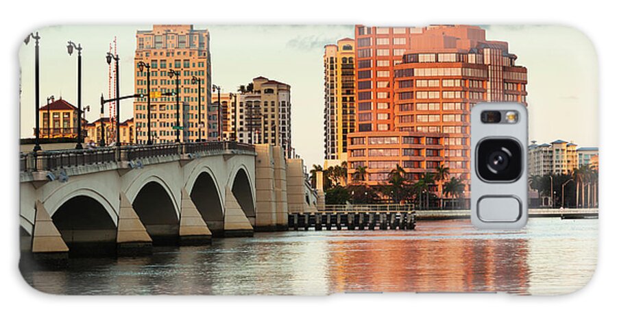 Tranquility Galaxy Case featuring the photograph West Palm Beach, Florida, Exterior View by Walter Bibikow