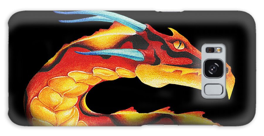 Dragon Galaxy Case featuring the digital art Western Dragon by Melissa A Benson