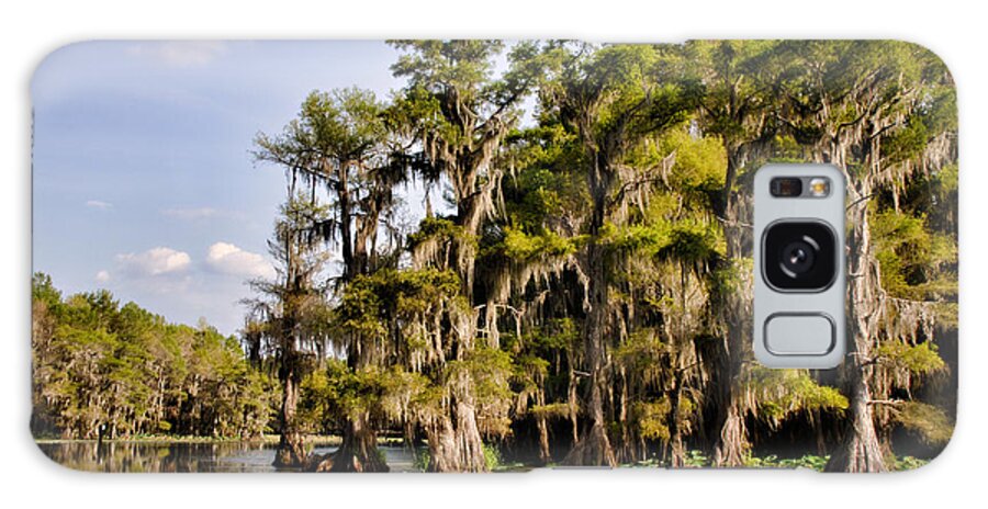 spanish Moss Galaxy Case featuring the photograph Where the Cypress Grows by Lana Trussell