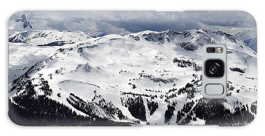 Whistler Galaxy Case featuring the photograph Whistler Mountain view from Blackcomb by Pierre Leclerc Photography