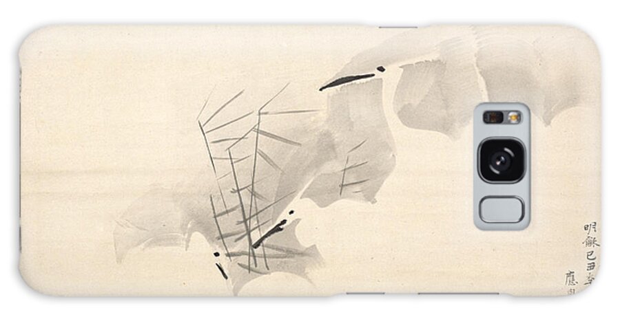 Maruyama Okyo Galaxy Case featuring the painting White Herons by Maruyama Okyo