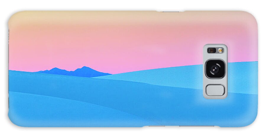 Tranquility Galaxy Case featuring the photograph White Sands National Monument, New by David H. Carriere