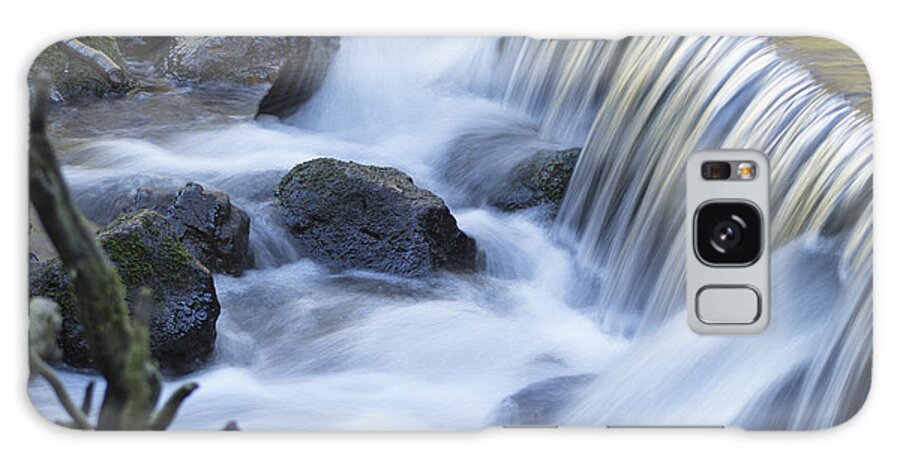 River Clwyd Galaxy Case featuring the photograph White Water by Spikey Mouse Photography