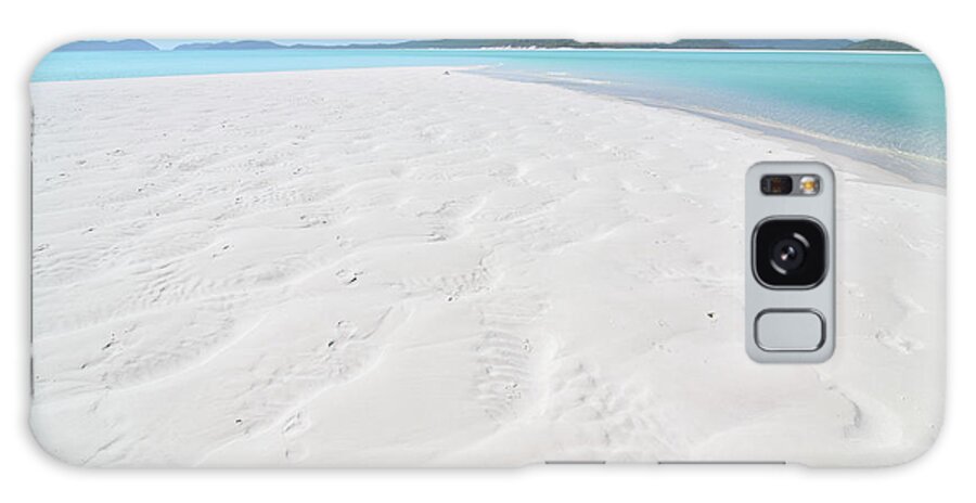 Tide Galaxy Case featuring the photograph Whitehaven Beach Whitsunday Island by Bbuong