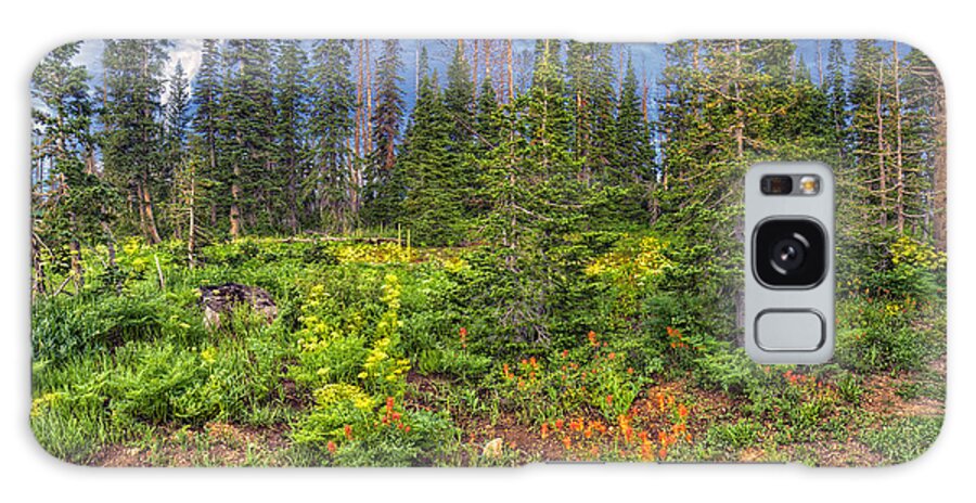 Cedar Breaks Galaxy S8 Case featuring the photograph Wildflower Cascade by Stephen Campbell