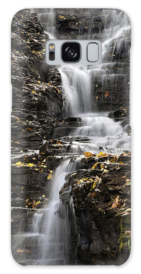 Buttermilk Falls Galaxy Case featuring the photograph Winding Waterfall by Christina Rollo