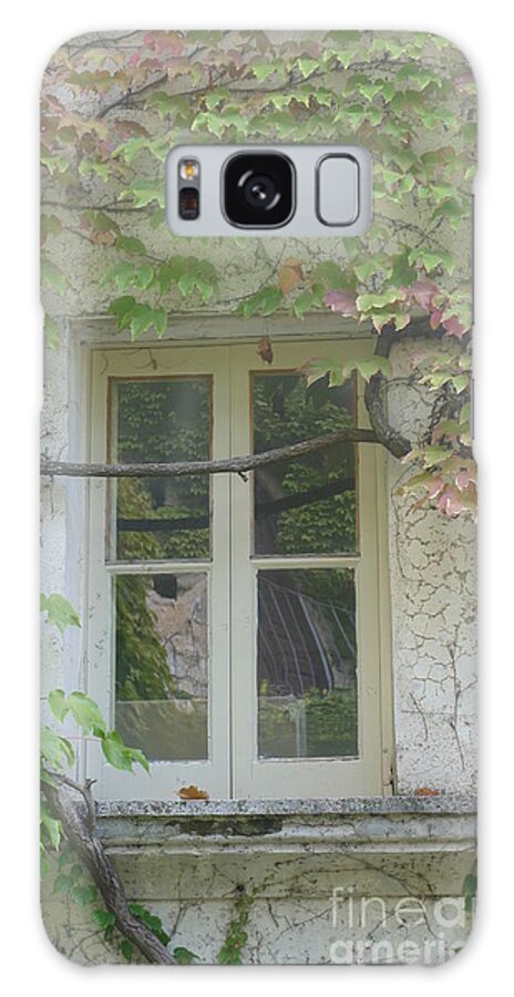  Galaxy Case featuring the photograph Window and Ivy II by Nora Boghossian