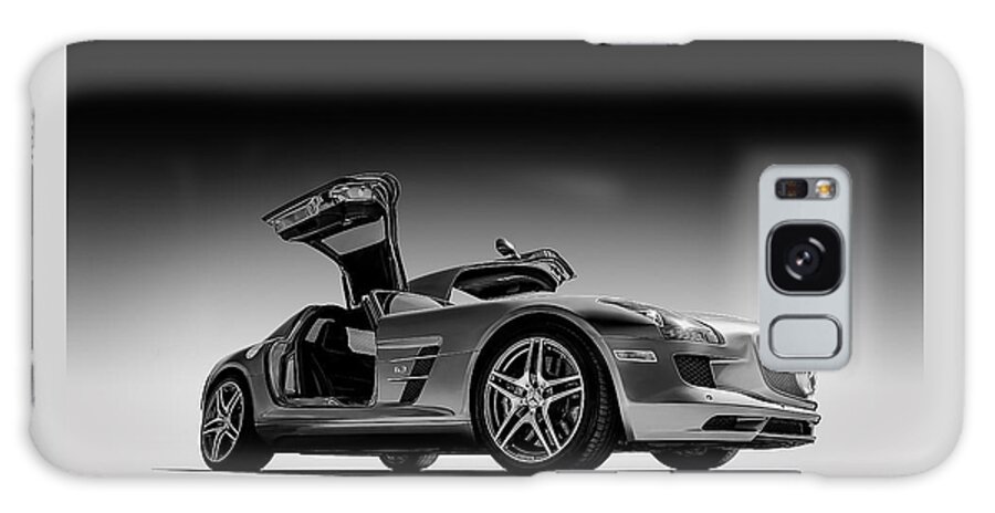 Mercedes Galaxy Case featuring the digital art Mercedes-Benz SLS AMG by Douglas Pittman