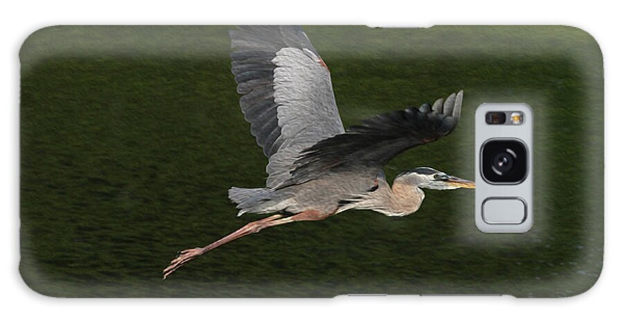 Heron Galaxy Case featuring the photograph Wings of Beauty by Deborah Benoit