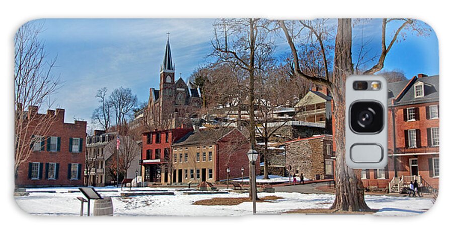 Historic Town Galaxy Case featuring the photograph Winter in Harpers Ferry by Suzanne Stout