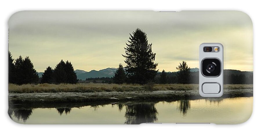 Nature Galaxy Case featuring the photograph Winter River 6 by Gallery Of Hope 