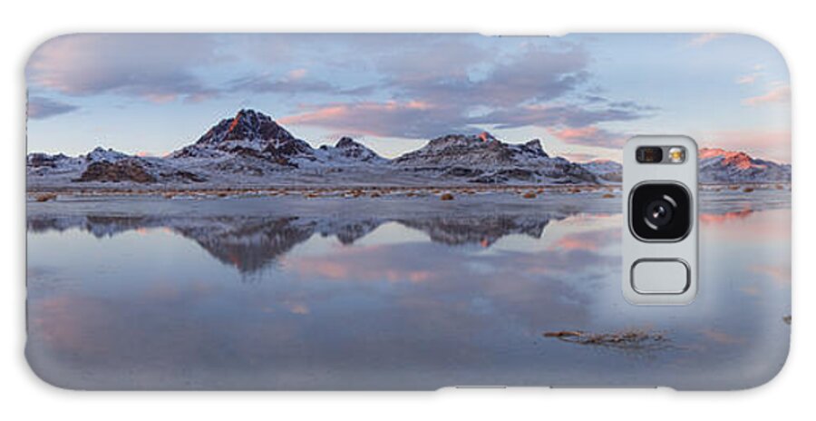 Winter Salt Flats Galaxy Case featuring the photograph Winter Salt Flats by Chad Dutson